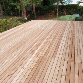 Sibirische Lärche Terrasse in Druffelbeck